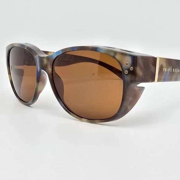 *SOLD* Prive Revaux The Prep Fit Tortoise Frame Polarized Fits Over Sunglasses - Picture 1 of 13